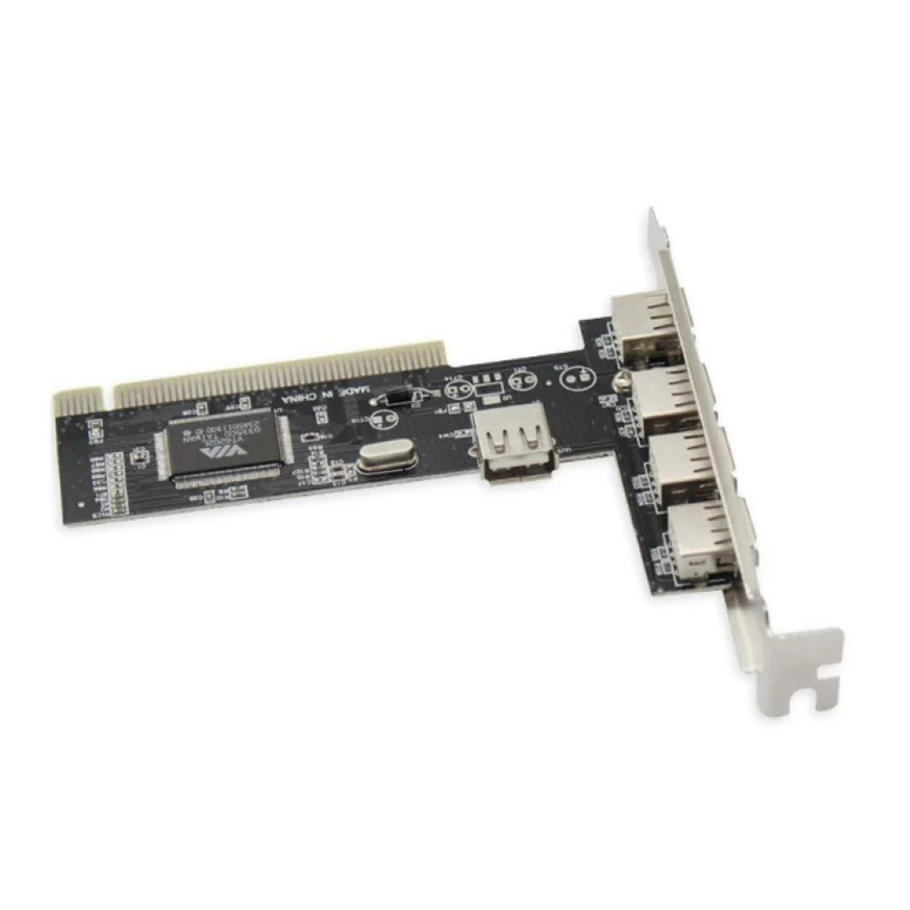Карта pci внутренняя 480 Мбит/с PCI до 4+ 1 USB 2,0 адаптер плата расширения для настольного компьютера видеокарта
