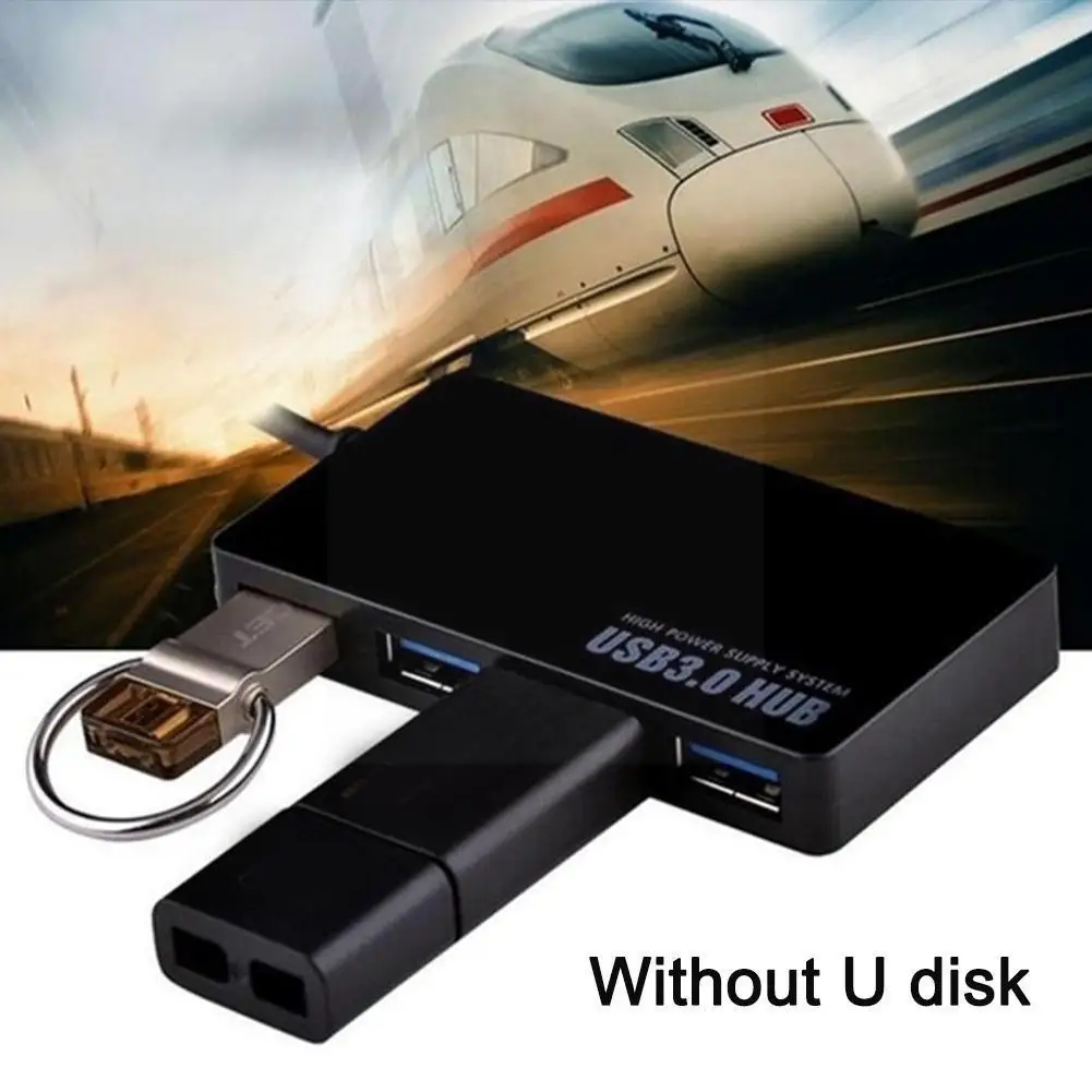 Ультратонкий 4-портовый Usb-концентратор 3 0 для ноутбука с несколькими