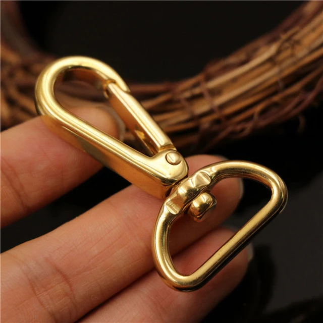 20mm Inner Silver swivel clasp Swivel Snap Hooks Lobster Clasp Claw Push  Gate Trigger Clasps Oval Ring For key backpack 2pcs - AliExpress