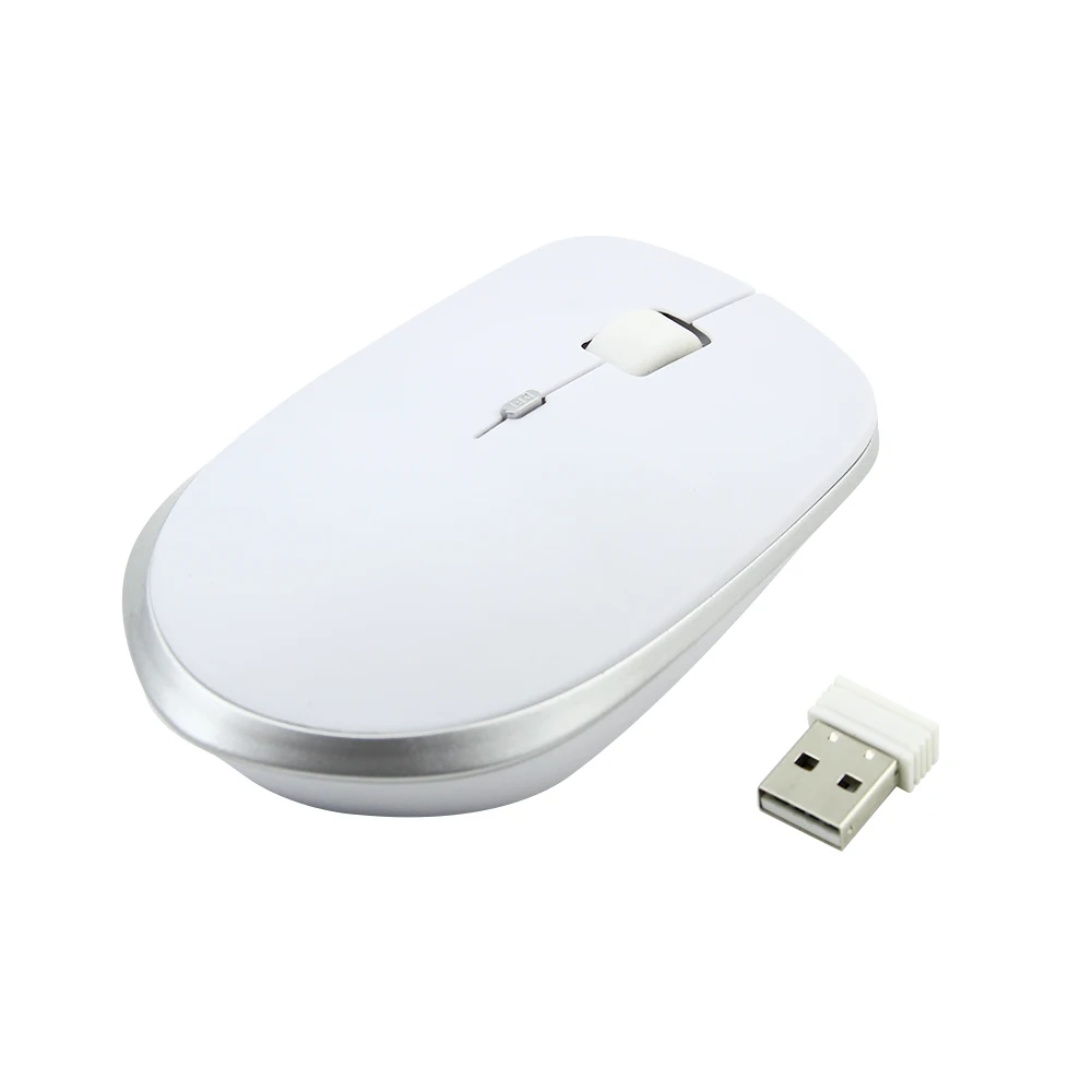 Беспроводная мышь 2 4 ГГц USB-приемник эргономичная игровая 1600DPI ультратонкая