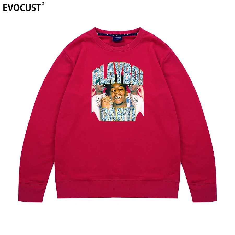 Playboi Carti хип-хоп Винтаж крутой Графический Забавный Рэппер толстовки Мужские Женские Унисекс чёсаный хлопок