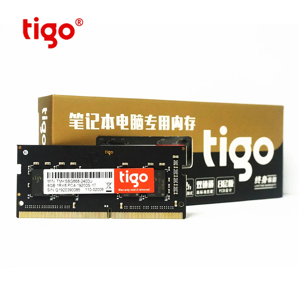 Tigo DDR4 оперативная память 8 ГБ 4 ГБ для ноутбука 2666 МГц память оперативная память ddr 4 SoDIMM пожизненная Гарантия