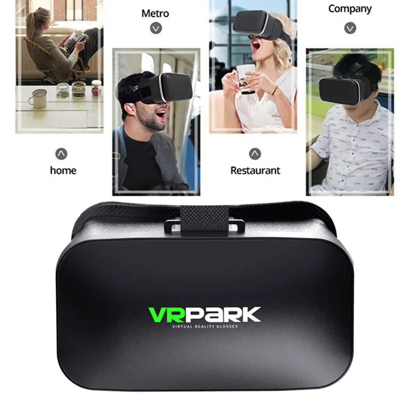 3D VR очки путешествия VRPARK универсальные очки виртуальной реальности мобильный телефон домашняя асферическая линза фильмы VR гарнитура очки