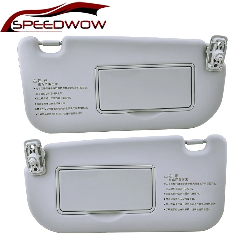 SPEEDWOW автомобильный Внутренний солнцезащитный козырек щит левый и правый с