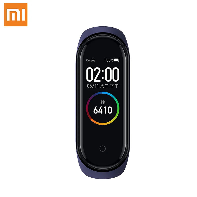 Xiaomi Mi Band 4 Smart Bluetooth 5,0 Браслет фитнес-браслет AMOLED цветной сенсорный экран Музыка AI пульс