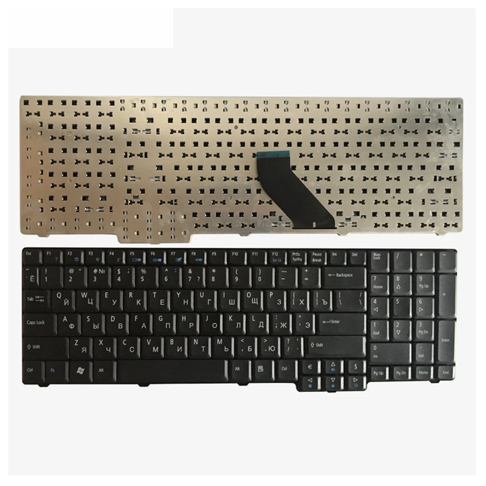 Russian Keyboard for Acer Aspire 7000 7100 8530 8530G 8730 8730G 8735G 9300 9400 9410 9420 7710 6930G RU Black laptop keyboard | Компьютеры