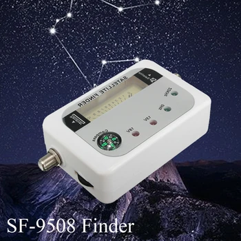 

SF9508 Electronics Sensitive Portable Satellite Signal Finder DVB-T Detector Buzzer Sat Dish TV Receiver Searching Meter Tester