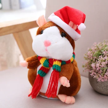 

16cm 18cm Talking Hamster Interactive Sound Record Animal New Doll
