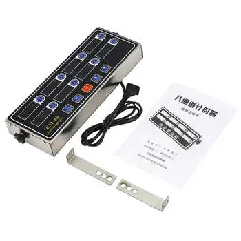 

Portable Calculagraph 8 Channel Digital Timer Kitchen Cooking Timing LCD Display Clock Shaking Reminder Dropshipping hot sale