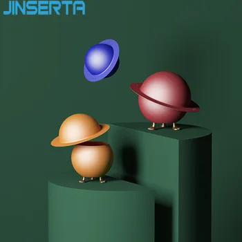 

JINSERTA Metal Storage Box Luxury Jewelry Earrings Rings Container Box Cosmetic Organizer Home Desktop Sundries Decor with Lid
