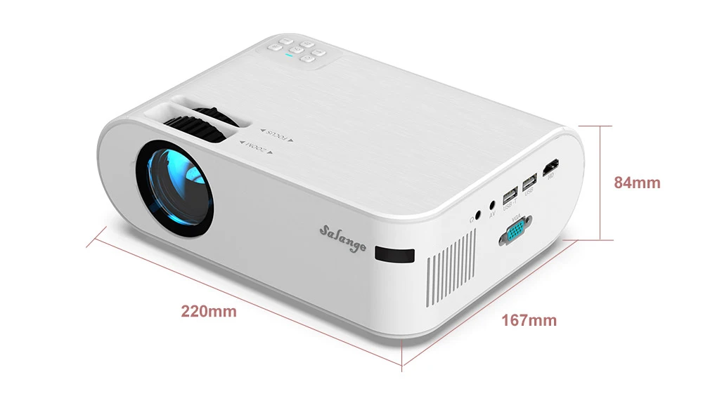 projector slides Salange P62 Mini Projector for Home Movies, Support 1080P Full HD Projetor Outdoor Theater 2800 Lumens Proyector Video Beamer best projector