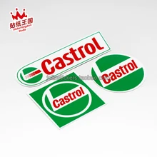 Para Castrol Motor aceite moto motocicleta auto coche pegatina calcomanías impermeables 17