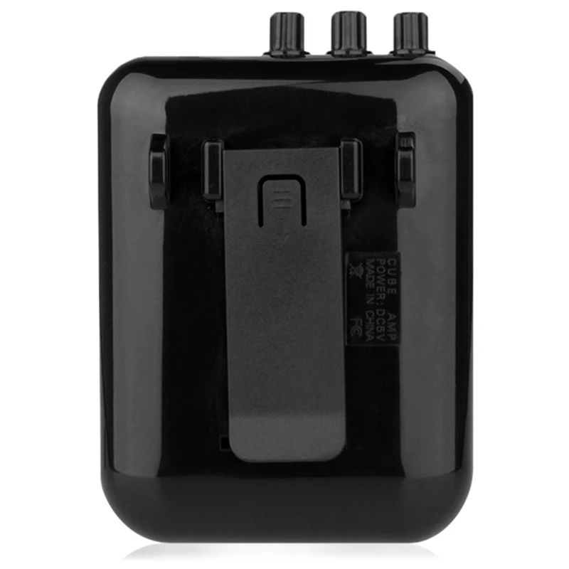 Aroma Ag - 03M Portable Charging Mini Guitar Amplifier 25Hz-20Khz Metal Guitar Amplifier with Usb Cable