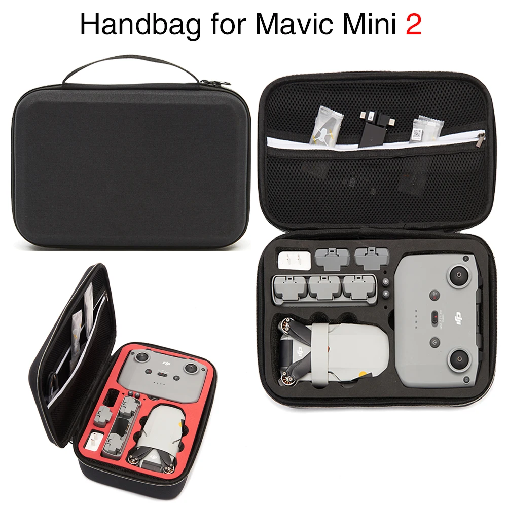 DJI-Bolsa de almacenamiento Mavic Mini 2 para Dron, bolso de transporte al aire libre, funda para DJI Mini 2, accesorios para Dron