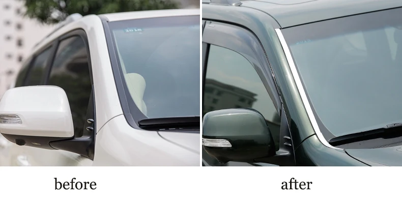 Отделка переднего окна автомобиля для toyota land cruiser prado 2010 2011 2012 2013