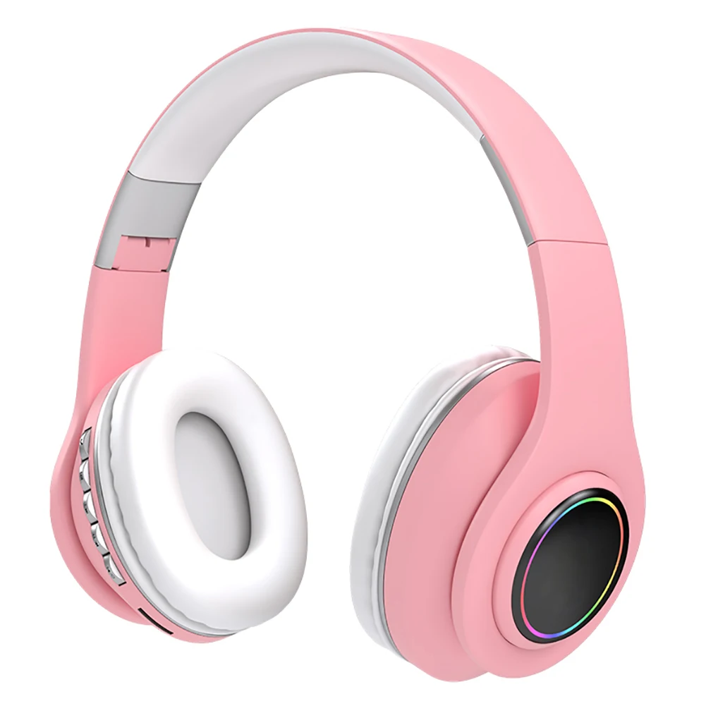 Kids Headphones Ear Noise Reduction Headset Wireless Bluetooth Headset Hands free Support Gaming Earphones Creative Present New