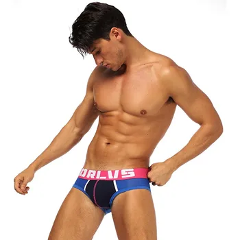 

Fashion Sexy Gay Underwear Mesh Qucik-Dry Mens Underpants Bikini Slip Homme Male Panties Low Waist Cotton Breathable Men Briefs