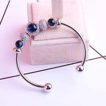 

Quality Original 1:1 100%925 Sterling Silver Beaded Necklace With Decorative Opening Free Shipping