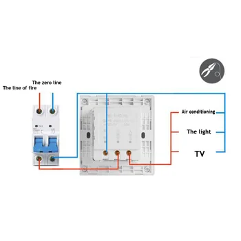 

AC 100-250V 40A Hotel Insert Card Power Switch With Delay Power-off Function Family Hotel Villa