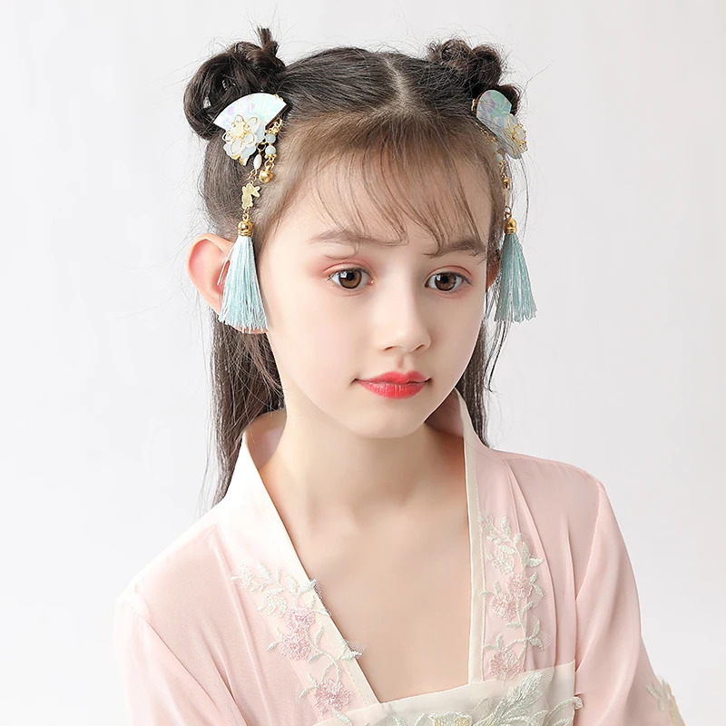 Шпилька для волос в стиле ретро с кисточками и цветами китайском | Аксессуары