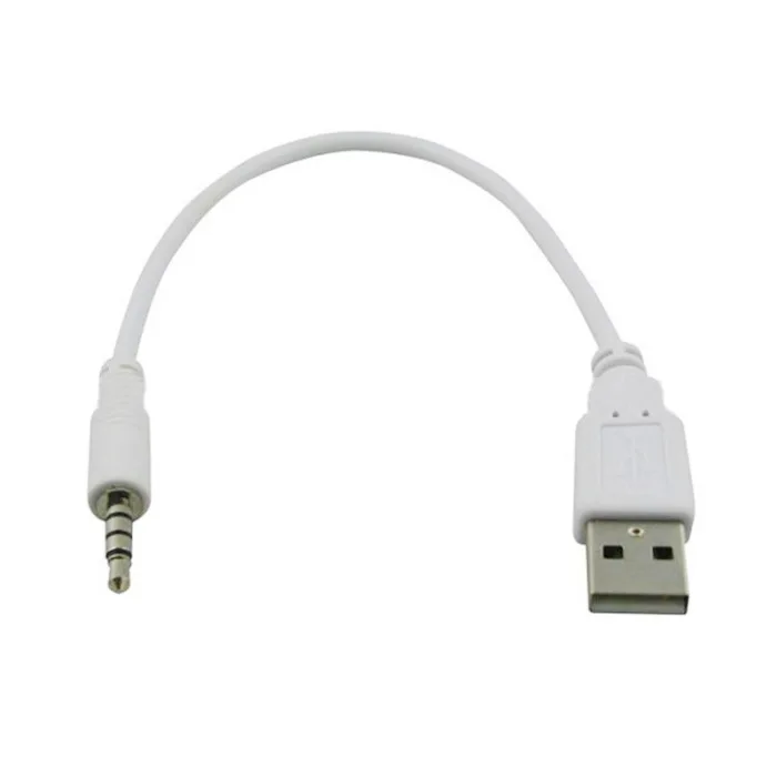 3,5 мм Мужской аудиоразъем AUX к USB 2,0 конвертер кабель Шнур для Apple Ipod MP3 аудиокабель LHB99