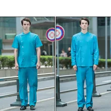 Медсестры одежда, мужской и женский с длинным рукавом Разделение костюм, короткий рукав стоматология больницы косметолог аптека ножная терапия E