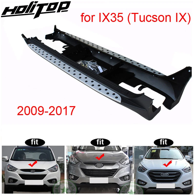 Новое поступление Подножка для Hyundai IX35 (Tucson IX) боковая подножка 2009 2017 алюминиевый