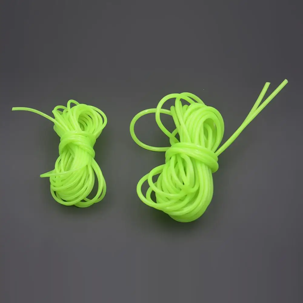 Luminous Green Silicone Fishing Tube - Glow-in-the-Dark Deep Sea Rigging Accessory