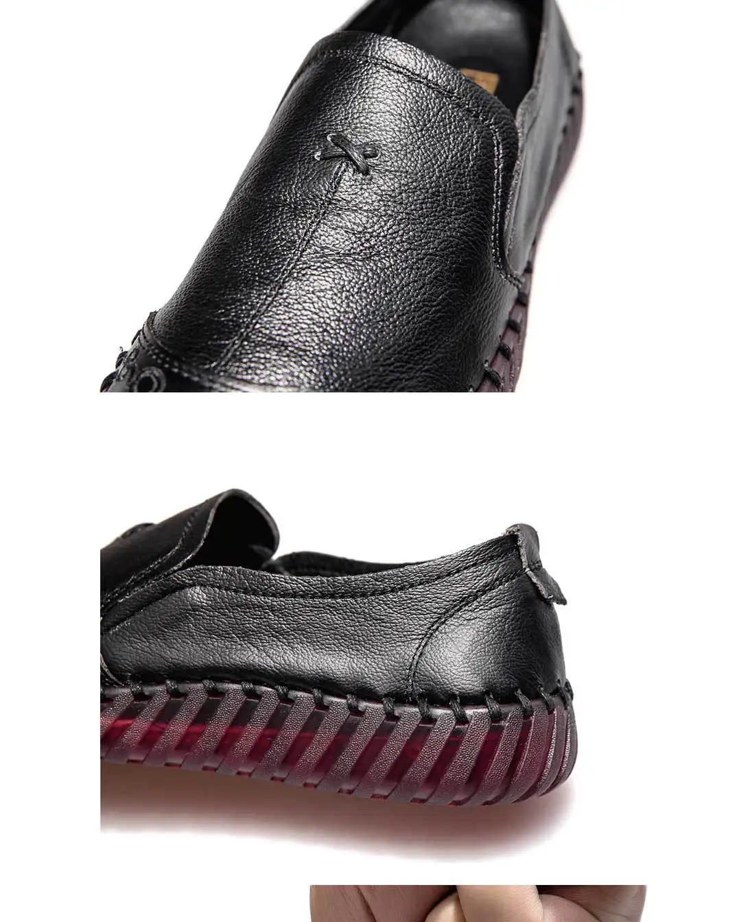 Весенняя женская обувь ручной работы из натуральной кожи; женская обувь на плоской подошве на липучке; коллекция года; осенние мягкие лоферы на плоской подошве; fgb5