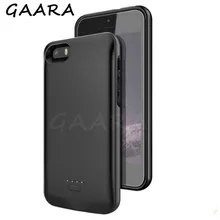 4000 мАч Чехол-аккумулятор беспроводной внешний резервный высокой емкости черный синий банк питания чехол для iPhone 5 5S SE задняя крышка