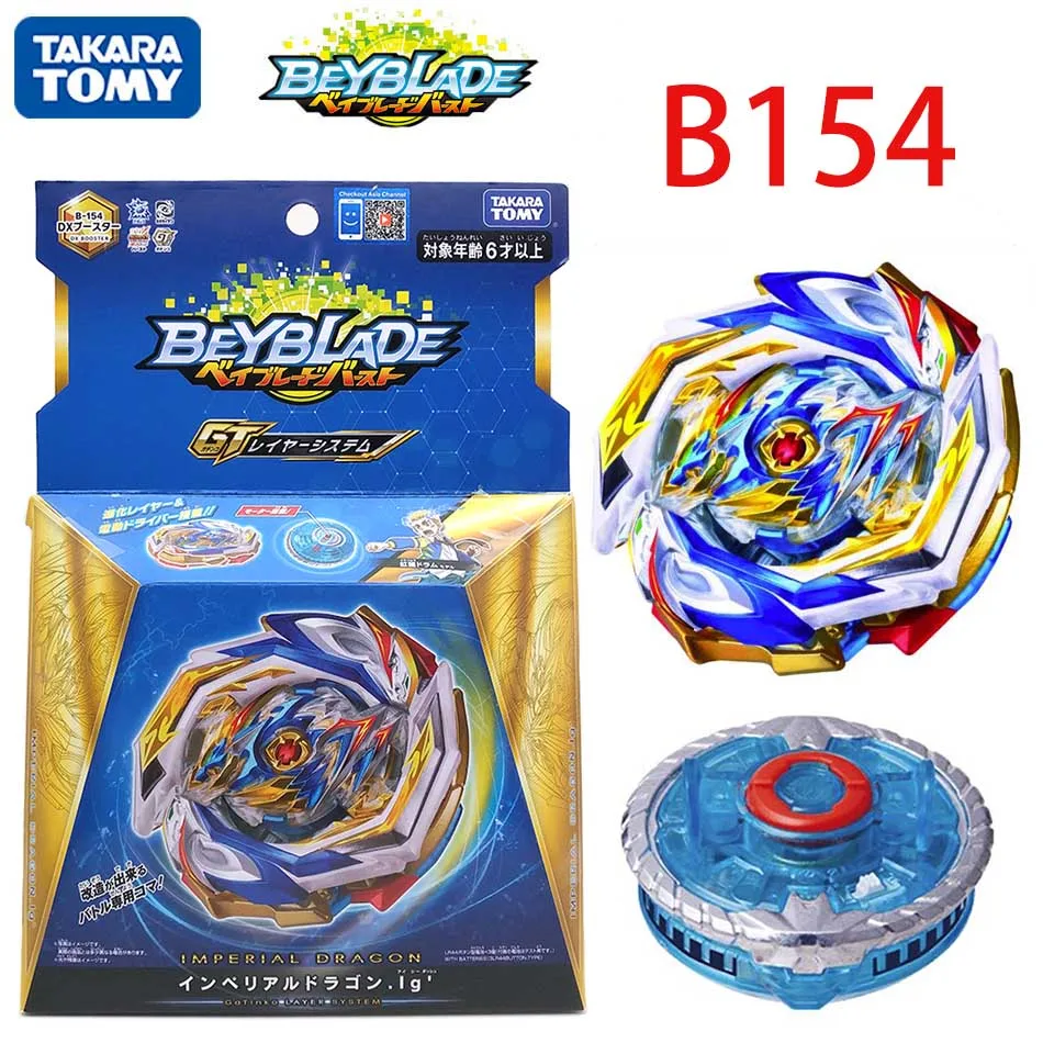 

Genuine Takara TOMY BEYBLADE GT B154 Imperial Dragon God Overlord Blasting Gyro Toy High Performance Metal Fusion Battle Gyro