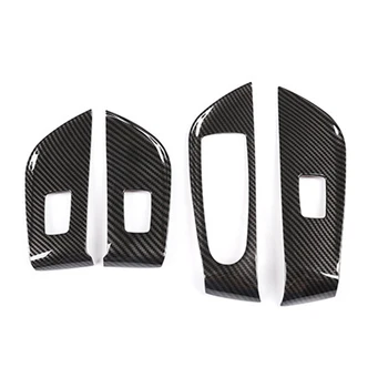 

Car Window Lift Button Frame Trim Carbon Fiber for Mercedes Benz E Class W213 2016-2019 Left Hand Drive