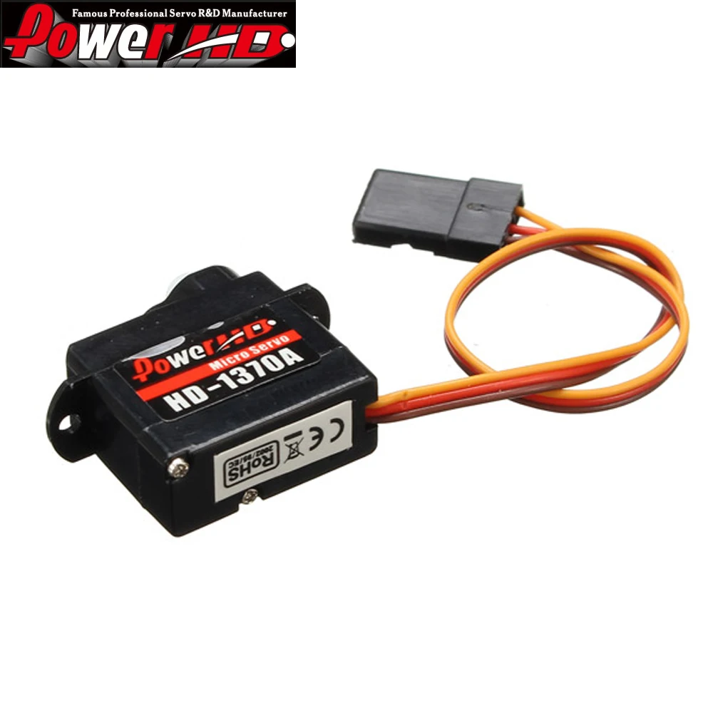 

Hot 4pcs/lot 100% orginal Power HD HD-1370A Micro Size Servo 3.7G For F3P EP200
