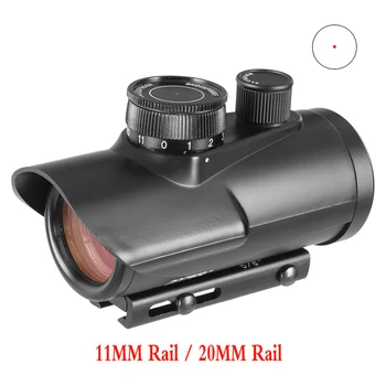 

1X30 Red Dot Sight Scope Holographic 11mm & 20mm Weaver Rail Mount for Tactical Hunting Optics 5-0040