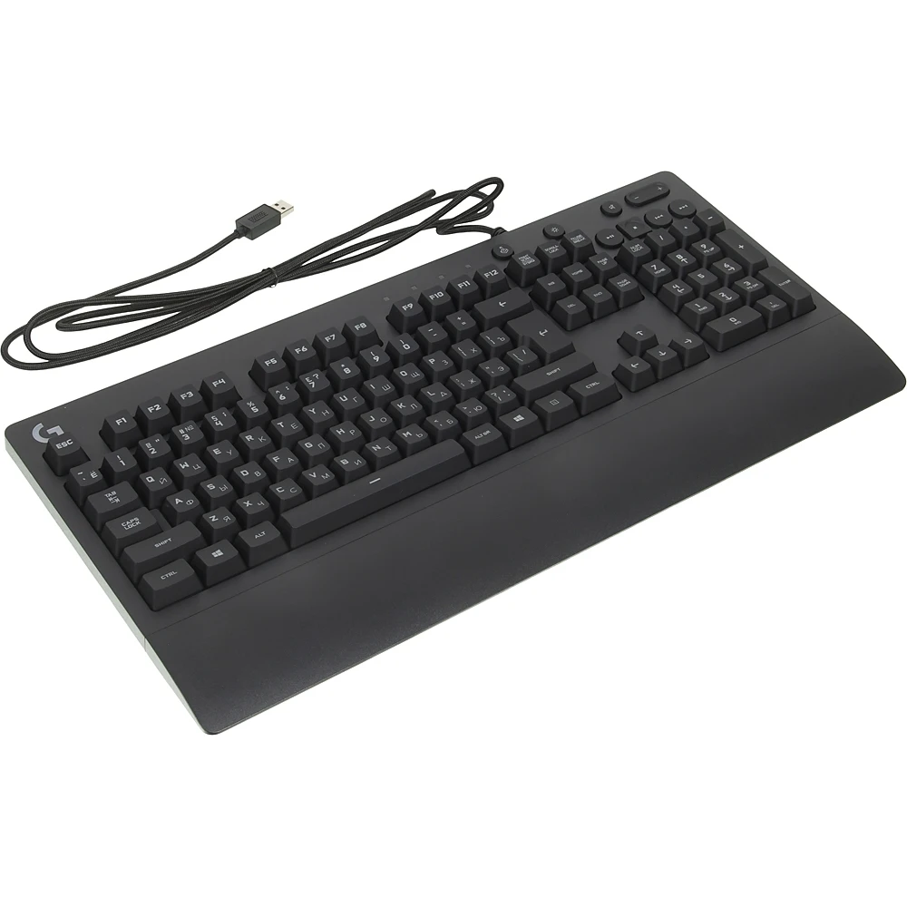 Клавиатура Logitech G213 Prodigy RGB черный USB Multimedia for gamer LED
