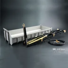 1/14 металлический Автомобильный кузов гидравлический цилиндр клапан насоса LESU MAN tga самосвал