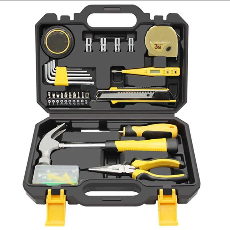 

Household Toolbox Set Manual Creative DIY Wardrobe Installation Electrical Maintenance Screwdriver Pliers Hardware Combination