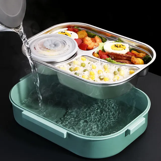 AIRBELL lunch box bento lunchbox food container meal prep picnic storage Heated Thermal Tuppers kids kawaii isotherme portable 3