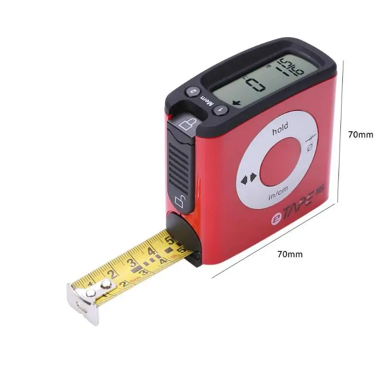 5 м ЖК-цифровой дисплей рулетка измерительная лента Высокая точность цифровая лента измерительная линейка инструменты домашняя фабрика