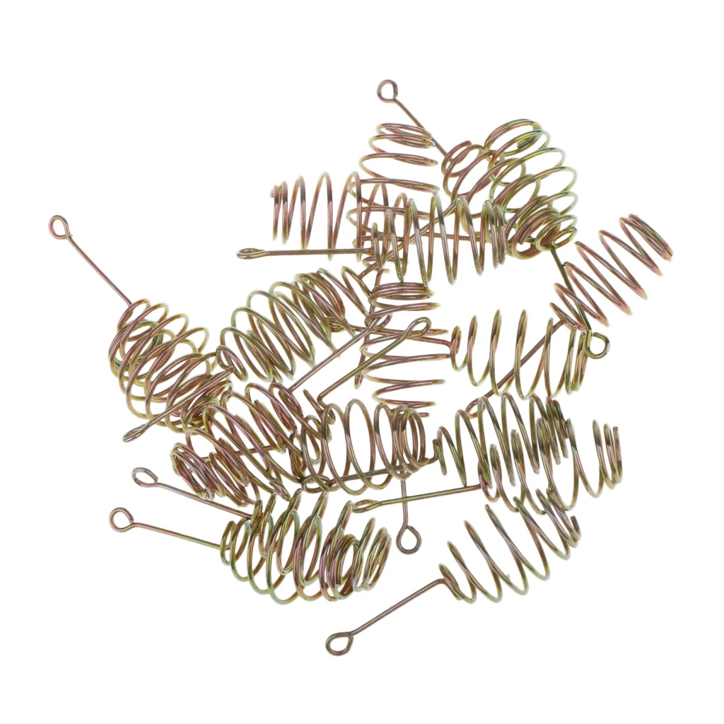 20pcs Spring/Coil Inline Fishing Feeders, Baits Cage Carp Fishing Tackle