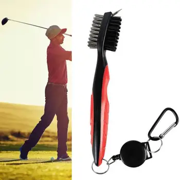 

1 Pcs Golf Cleaning Brush Double-sided Cleaning Ball Brush Golf Ball Cleaning Brush Club Brush Golf Accessories