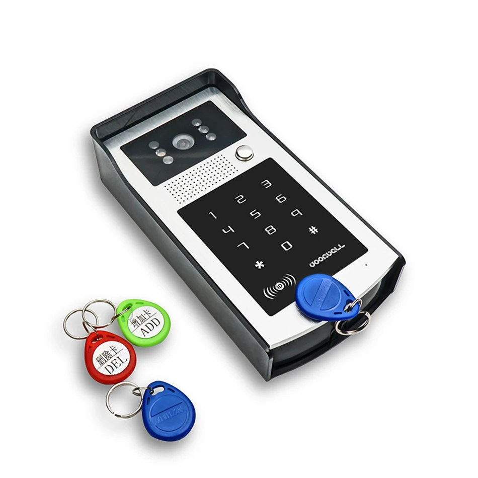

High Quality WIFI Video Door Phone Intercom Outdoor Waterproof Videoportero IP HD Camera RFID Code Keypad Access Video Door Bell
