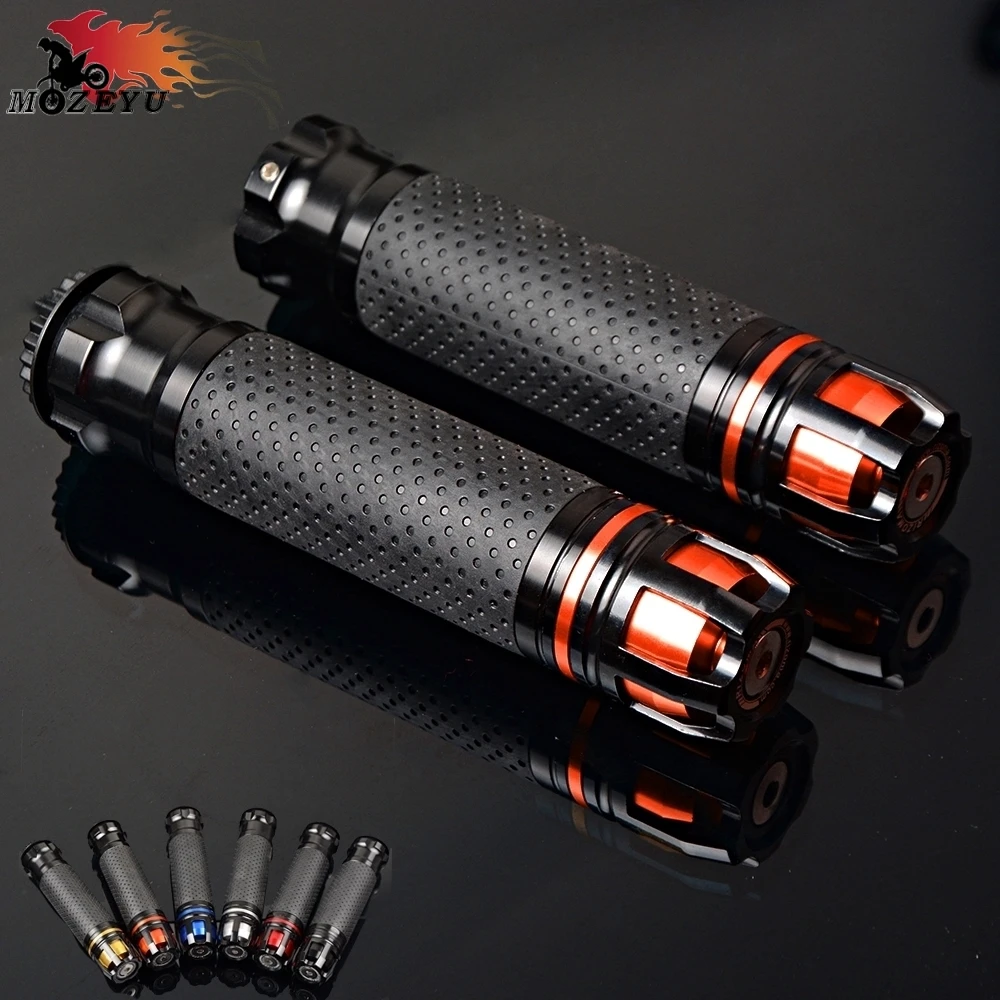 7/8" 22MM CNC Motorcycle Universal Grips For KTM 1290SUPER ADVENTURE 990 SupeRDuke Handle bar end Handlebar 990SMR/SMT 950 900SM