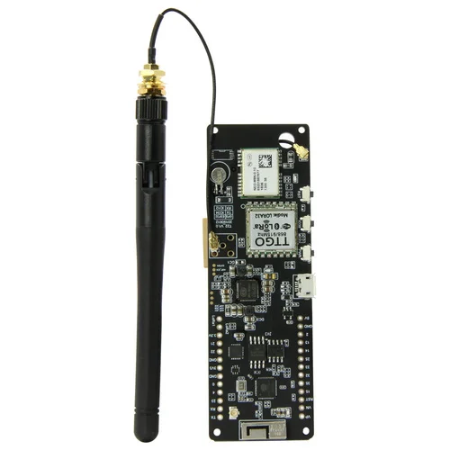 TTGO t-луч 433 МГц/868 МГц/915 МГц ESP32 WiFi беспроводной Bluetooth модуль ESP32 gps NEO-M8N SMA LORA 32 18650 Держатель батареи - Цвет: 915MHZ