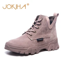 Г., ботильоны из натуральной кожи женские модные кроссовки женские ботинки на плоской платформе женские ботинки, Осенняя обувь