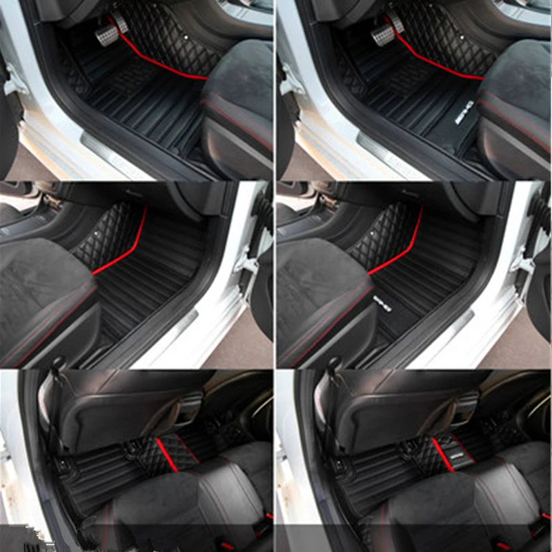 Подходит для 2005- Mercedes-Benz c-класс W202 W203 W204 W205 c200 c300 c43amg c63amg комбинированный автомобильный коврик, автомобильные аксессуары