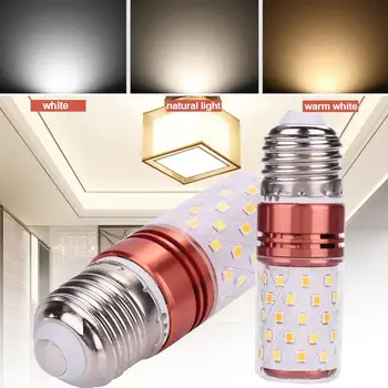 

LED Light Light Bulb 85-265V 2835 SMD Commercial Home Garden Spare E27 Three-Color Dimming Super Bright Durable Corn Light