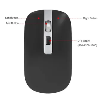 

M50 Wireless Mouse Silent Computer 1600DPI Ergonomic Mouse Noiseless Sound USB PC Mice Wireless Bluetooth Mouse For Laptop