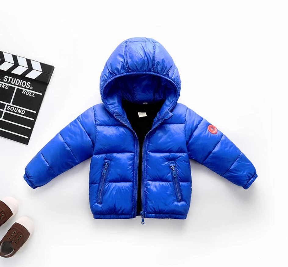 

Girls Boys Parka Light Kids Jacket Hood Thick Down Coat Winter Children Jacket Spring Fall Toddler Outerwear