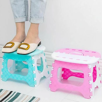 

small One Step Folding Stool plastic Step foot Stool Home Living room